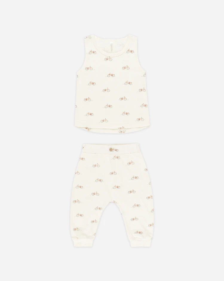TANK SLOUCH PANT SET BICYCLE Little Barn Baby tank-slouch-pant-set-bicycle-little-barn-baby