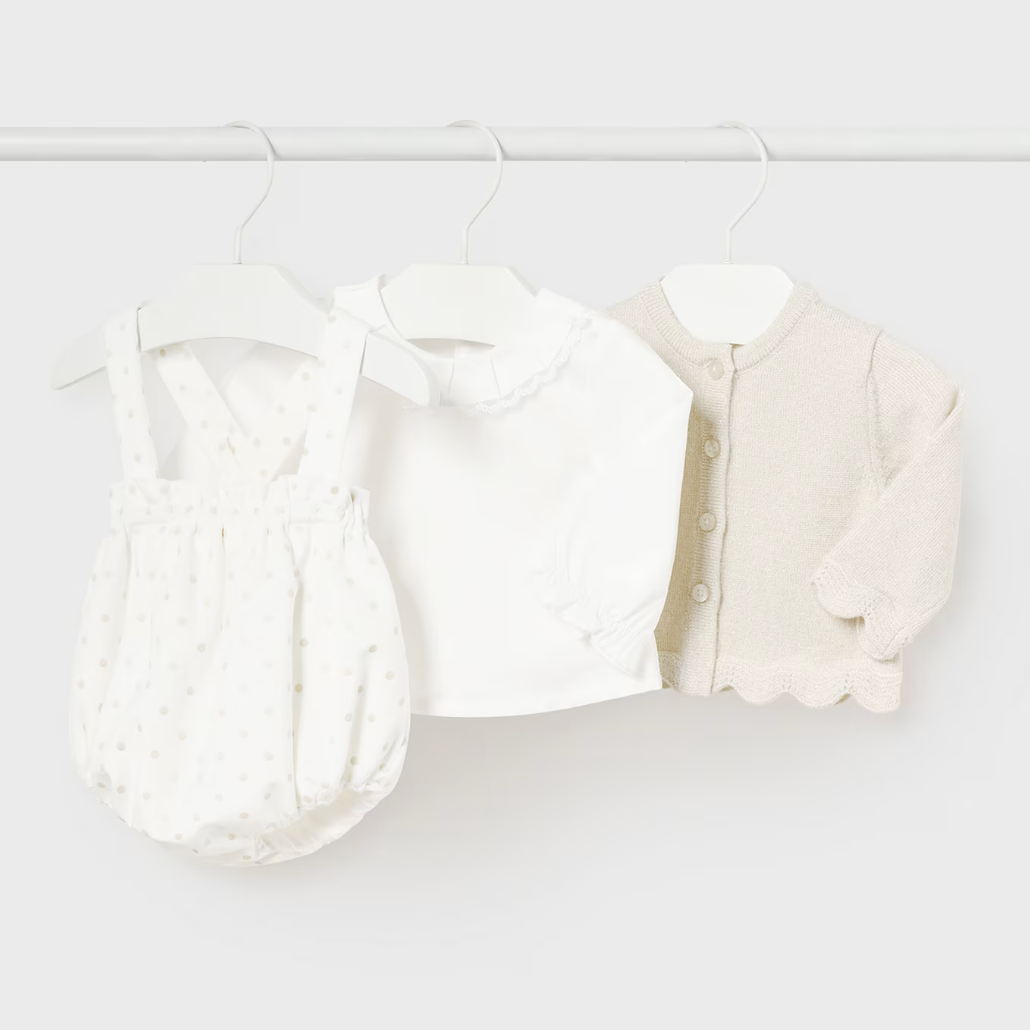 white christmas dresses Mayoral Short and Jacket Set 6-9 (9-12 Months)