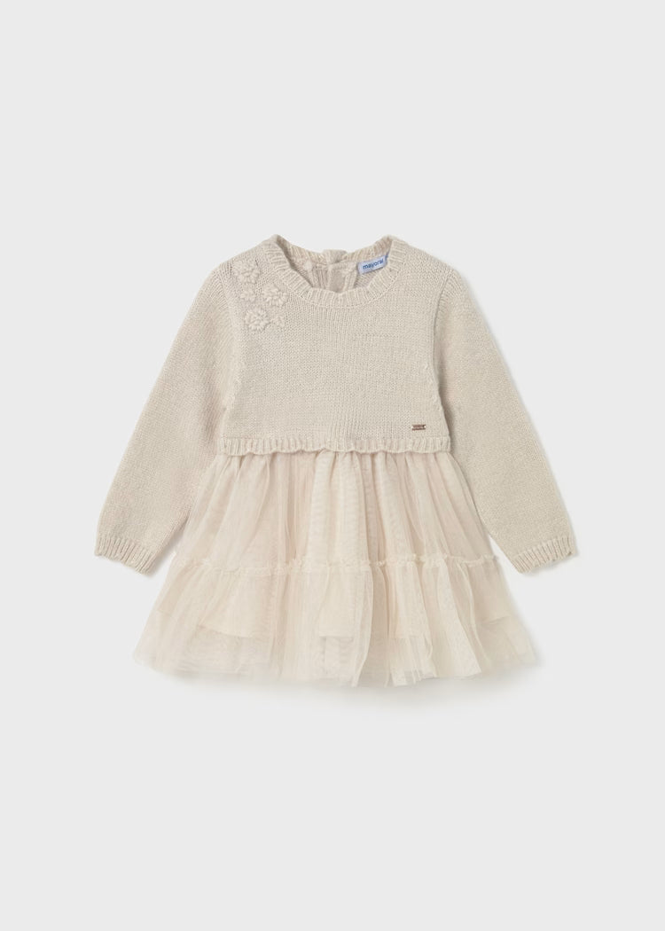 Baby Knit and Tulle Dress