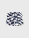Gingham Print Shorts w/ Side Bows