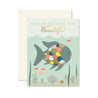 Rainbow Fish Encouragement Card