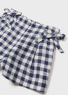 Gingham Print Shorts w/ Side Bows