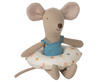 Beach mouse with float, Little sister - Multi dot