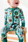 Baby Bamboo Pajamas - Bamboo Sleeper - Woody Woodland