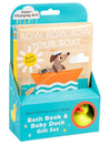 Row Your Boat Bath Book & Baby Duck Gift Set
