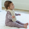 Reversible Bib + Burp Set Linen