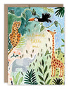 Welcome Little One Animals Baby Card