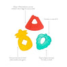 Fruits Cutie Coolers™ Water Filled Teethers (3-pack)