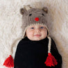 Rudolph Reindeer Beanie Hat: M (6-24 Months)
