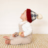 Buffalo Check Hat Red M; 2-5y