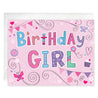 Birthday Greeting Card - Kids - Pink Birthday Banners