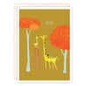 Giraffes New Baby Card