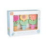 Stacking Wooden Flower Pots