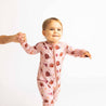 Football Game Day Girls Bamboo Convertible Baby Pajamas