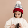 Buffalo Check Hat Red M; 2-5y