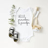 Hello Grandma and Grandpa Pregnancy Announcement Onesie