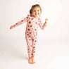 Football Game Day Girls Two-Piece Bamboo Long Sleeve Kids Pajama Pants Set
