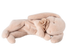 Sleeping bunny plush, Small - Pink