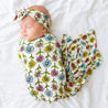 Maya Lynn - Infant Swaddle and Headwrap Set