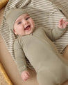 BAMBOO KNOTTED BABY HAT || FERN