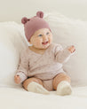 SIDE SNAP BODYSUIT || LILAC DITSY