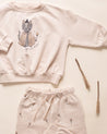 RELAXED FLEECE SWEATSHIRT || MAGIC CAT