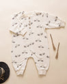 RELAXED FLEECE JUMPSUIT || BATS