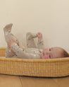 BAMBOO ZIP FOOTIE || SKELETONS