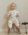RELAXED FLEECE JUMPSUIT || BATS