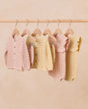 POINTELLE RUFFLE ROMPER || BUBBLEGUM