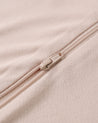 BAMBOO ZIP FOOTIE || ROSE