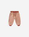 VELOUR RELAXED SWEATPANT || CANDY STRIPE