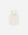RIBBED RUFFLE ROMPER || FLEUR