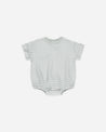 RELAXED BUBBLE ROMPER || SKY