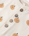 RELAXED FLEECE JUMPSUIT || SMILEY PUMPKINS