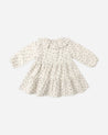 RUFFLE COLLAR BUTTON DRESS || BLUEBELL