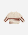 REX SWEATER || CRANBERRY STRIPE