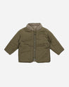 SHEARLING ZIP JACKET || OLIVE