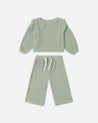RUFFLE COZY SET || FERN