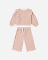 RUFFLE COZY SET || ROSE