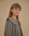 KNOTTED HEADBAND || BLACK GINGHAM