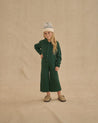 KNIT WIDE LEG PANT || GREEN