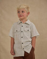 COLLARED SHIRT || RAILROAD STRIPE