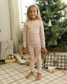ORGANIC LONG SLEEVE PAJAMA SET || HOLLY BERRY