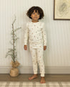 ORGANIC LONG SLEEVE PAJAMA SET || FESTIVE