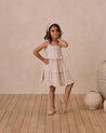 RUFFLE SWING DRESS | SUMMER STRIPE