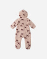 FLEECE JUMPSUIT || BOWS