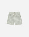 BERMUDA SHORT || SAGE CHECK