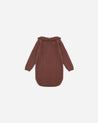 RUFFLE COLLAR BODYSUIT || BURGUNDY