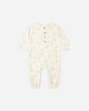 LONG SLEEVE WOVEN JUMPSUIT || WOODS